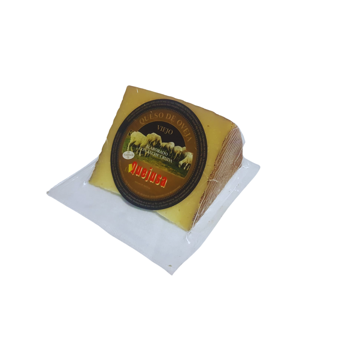 Cuña de queso oveja viejo leche cruda